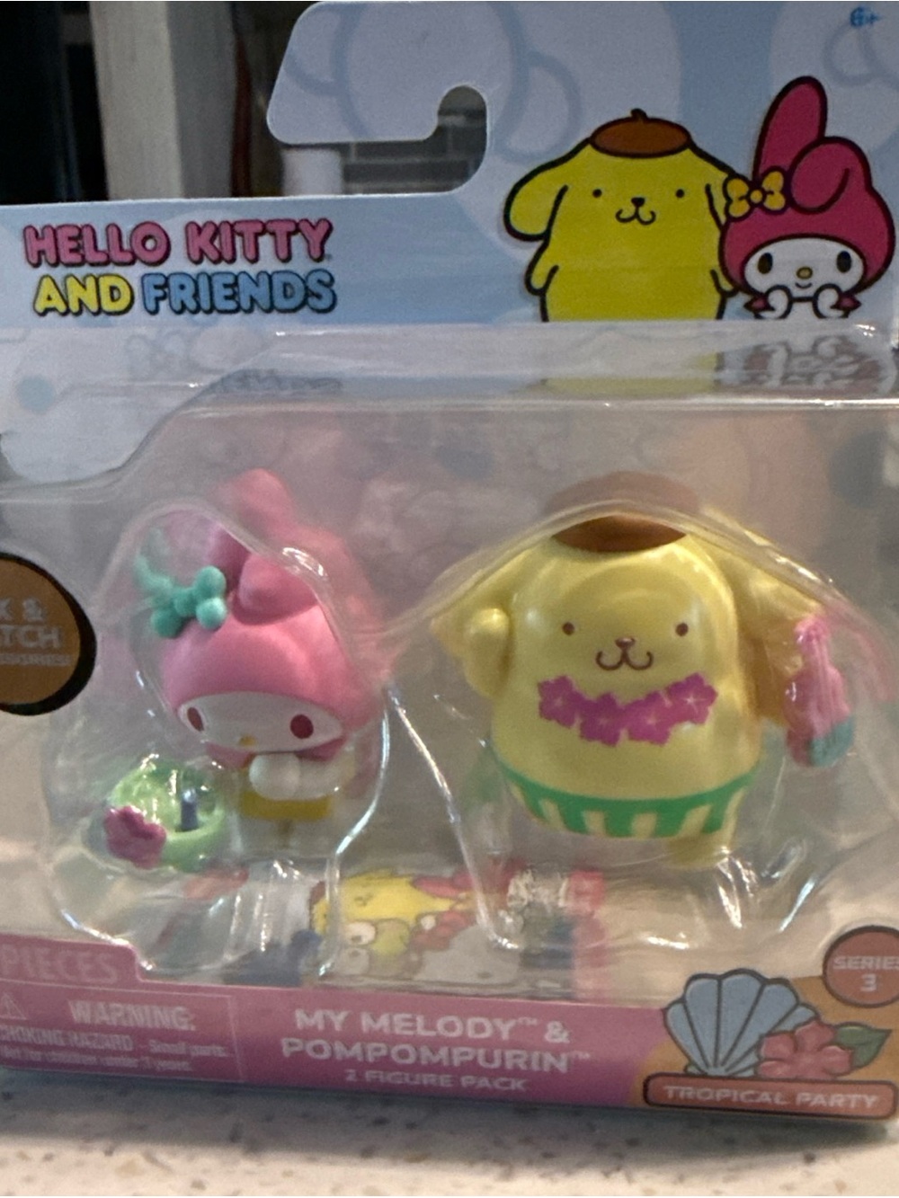 Hello Kitty And Friends  My Melody & Pompompurin Series 3 NIB
